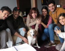 h0us3 team with actor "Orson" the dog inside